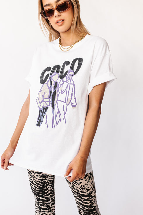 The Coco Tee // White